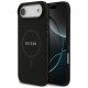 Guess Saffiano Classic Logo MagSafe case for iPhone Air - black Guess Saffiano Classic Logo MagSafe case for iPhone Air - black