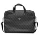 Guess Saffiano 4G Triangle Logo bag for a 16'' laptop - black Guess Saffiano 4G Triangle Logo bag for a 16'' laptop - black