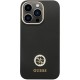 Guess GUHCP13LM4DGPK case for iPhone 13 Pro / 13 - black Silicone Logo Strass 4G Guess GUHCP13LM4DGPK case for iPhone 13 Pro / 13 - black Silicone Logo Strass 4G