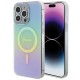 Guess IML Iridescent MagSafe case for iPhone 15 Pro - turquoise Guess IML Iridescent MagSafe case for iPhone 15 Pro - turquoise