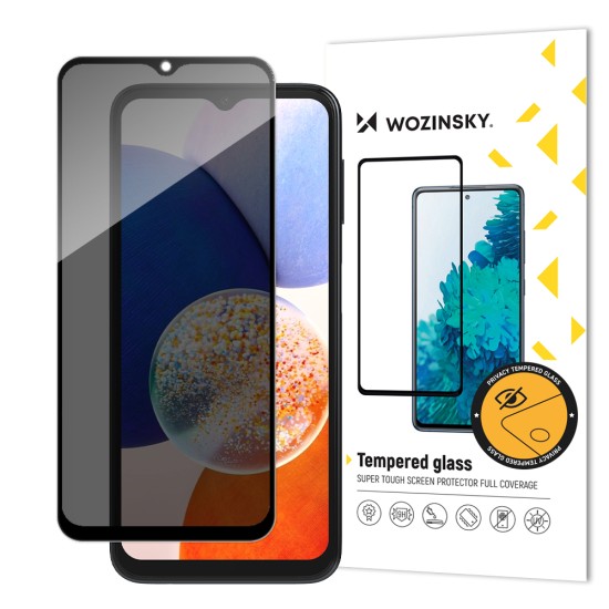 Wozinsky Privacy Glass tempered glass for Samsung Galaxy A13 with Anti Spy privacy filter Wozinsky Privacy Glass tempered glass for Samsung Galaxy A13 with Anti Spy privacy filter