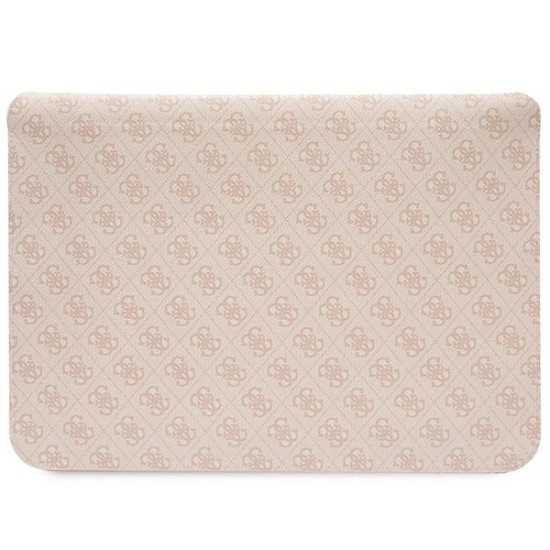 Guess 4G Printed Stripes cover for a 14" laptop - pink Guess 4G Printed Stripes cover for a 14" laptop - pink