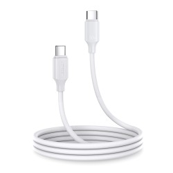 JOYROOM USB-C TO USB-C CABLE LONG-LASTING SERIES 1M 60W WHITE S-A9 JOYROOM USB-C TO USB-C CABLE LONG-LASTING SERIES 1M 60W WHITE S-A9