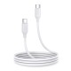 JOYROOM USB-C TO USB-C CABLE LONG-LASTING SERIES 1M 60W WHITE S-A9