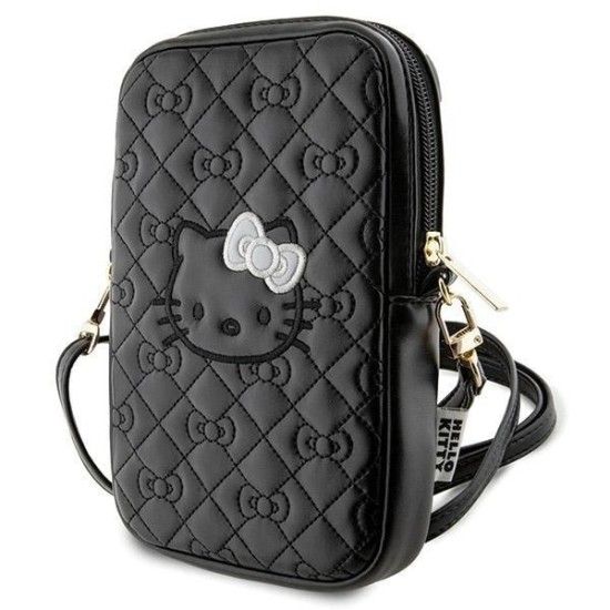 Hello Kitty Quilted Bows Strap bag - black Hello Kitty Quilted Bows Strap bag - black