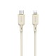 Dudao L7SCL USB-C - Lightning 30W 2m cable - beige Dudao L7SCL USB-C - Lightning 30W 2m cable - beige