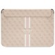 Guess 4G Printed Stripes cover for a 14" laptop - pink Guess 4G Printed Stripes cover for a 14" laptop - pink