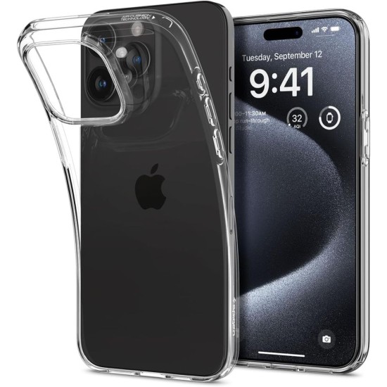 Spigen Liquid Crystal iPhone 15 Pro Case - Clear Spigen Liquid Crystal iPhone 15 Pro Case - Clear