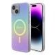 Guess GUHMP15SHITSU iPhone 15 6.1" purple/purple hardcase IML Iridescent MagSafe Guess GUHMP15SHITSU iPhone 15 6.1" purple/purple hardcase IML Iridescent MagSafe