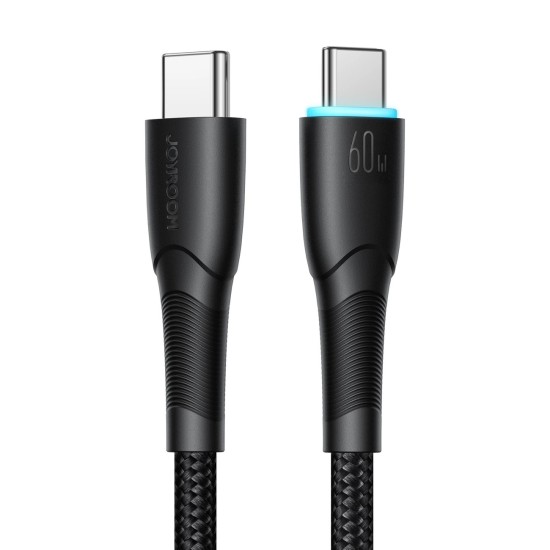 Joyroom Starry Series SA32-CC3 USB-C / USB-C cable 60W 1m - black Joyroom Starry Series SA32-CC3 USB-C / USB-C cable 60W 1m - black