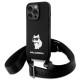 Karl Lagerfeld KLHCP15XSCBSCNK iPhone 15 Pro Max 6.7" hardcase black/black Crossbody Silicone Choupette