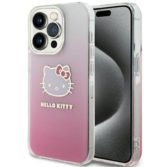Hello Kitty IML Gradient Electrop Kitty Head case for iPhone 13 Pro / 13 - pink Hello Kitty IML Gradient Electrop Kitty Head case for iPhone 13 Pro / 13 - pink
