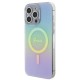 Guess IML Iridescent MagSafe case for iPhone 15 Pro - turquoise Guess IML Iridescent MagSafe case for iPhone 15 Pro - turquoise