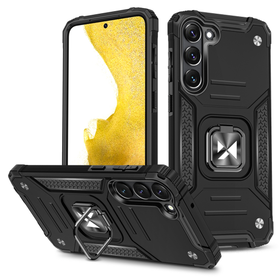 Wozinsky Ring Armor case for Samsung Galaxy S23+ armored cover magnetic holder ring black Wozinsky Ring Armor case for Samsung Galaxy S23+ armored cover magnetic holder ring black