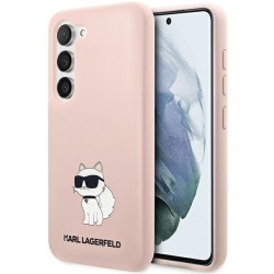 Karl Lagerfeld KLHCS23MSNCHBCP S23+ S916 hardcase pink/pink Silicone Choupette Karl Lagerfeld KLHCS23MSNCHBCP S23+ S916 hardcase pink/pink Silicone Choupette