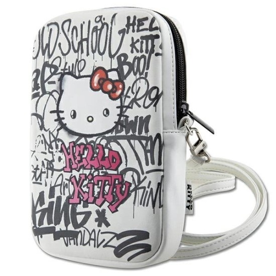 Hello Kitty Graffiti Kitty Head bag - white Hello Kitty Graffiti Kitty Head bag - white
