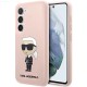 Karl Lagerfeld KLHCS23SSNIKBCP S23 S911 hardcase pink/pink Silicone Ikonik