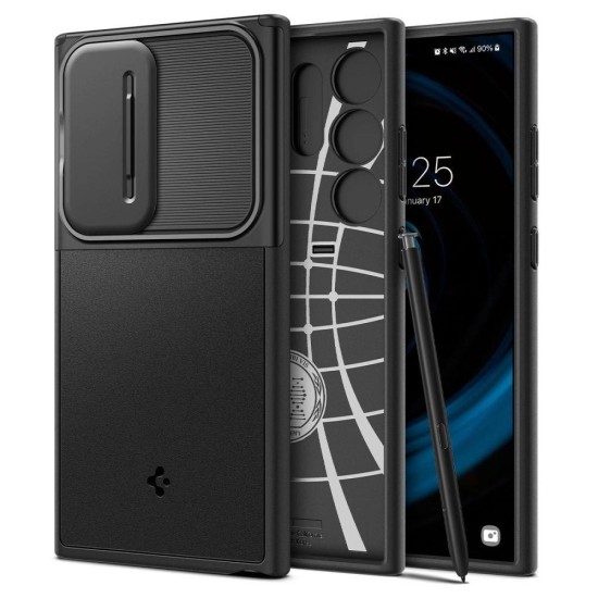 Spigen Optik Armor Case for Samsung Galaxy S24 Ultra - Black Spigen Optik Armor Case for Samsung Galaxy S24 Ultra - Black