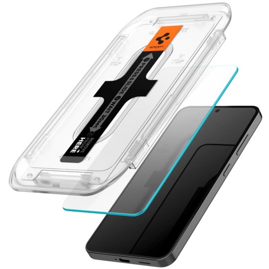 Spigen Glas.tR EZ Fit tempered glass for Samsung Galaxy S24 - 2 pcs. Spigen Glas.tR EZ Fit tempered glass for Samsung Galaxy S24 - 2 pcs.