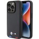 BMW BMHCP15L22PTDK iPhone 15 Pro 6.1" black/black Leather Stamp Tricolor BMW BMHCP15L22PTDK iPhone 15 Pro 6.1" black/black Leather Stamp Tricolor