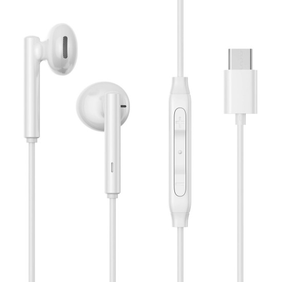 Joyroom JR-EC05 USB-C in-ear headphones - white Joyroom JR-EC05 USB-C in-ear headphones - white
