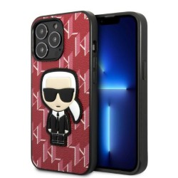 Karl Lagerfeld KLHCP13LPMNIKPI iPhone 13 Pro / 13 6.1" hardcase red/red Monogram Ikonik Patch Karl Lagerfeld KLHCP13LPMNIKPI iPhone 13 Pro / 13 6.1" hardcase red/red Monogram Ikonik Patch