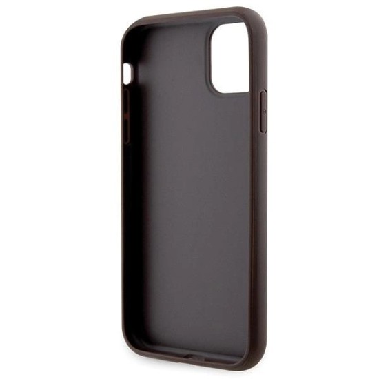 Guess GUHCN61P4TDSCPW Case for iPhone 11 / Xr - Brown Crossbody 4G Metal Logo Guess GUHCN61P4TDSCPW Case for iPhone 11 / Xr - Brown Crossbody 4G Metal Logo