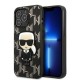 Karl Lagerfeld KLHCP13LPMNIKBK iPhone 13 Pro / 13 6.1" hardcase black/black Monogram Ikonik Patch Karl Lagerfeld KLHCP13LPMNIKBK iPhone 13 Pro / 13 6.1" hardcase black/black Monogram Ikonik Patch