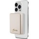 Guess MagSafe Metal Script Logo induction power bank 5W 3000mAh - gold Guess MagSafe Metal Script Logo induction power bank 5W 3000mAh - gold