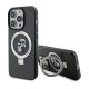 Karl Lagerfeld Ring Stand Karl&amp;Choupette MagSafe case for iPhone 13 Pro Max - black