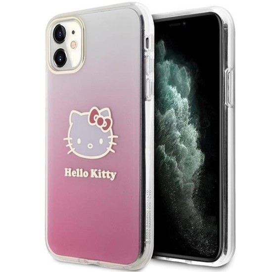 Hello Kitty IML Gradient Electrop Kitty Head Case for iPhone 11 / Xr - Pink Hello Kitty IML Gradient Electrop Kitty Head Case for iPhone 11 / Xr - Pink