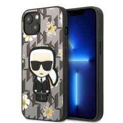 Karl Lagerfeld KLHCP13MPMNFIK1 iPhone 13 6.1" grey/grey Flower Ikonik Karl Karl Lagerfeld KLHCP13MPMNFIK1 iPhone 13 6.1" grey/grey Flower Ikonik Karl