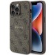 Guess 4G Collection Leather Metal Logo MagSafe Case for iPhone 13 Pro / iPhone 13 - Brown Guess 4G Collection Leather Metal Logo MagSafe Case for iPhone 13 Pro / iPhone 13 - Brown