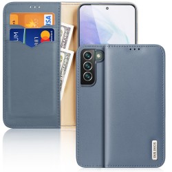 Dux Ducis Hivo Leather Flip Cover Genuine Leather Wallet For Cards And Documents Samsung Galaxy S22 + (S22 Plus) Blue Dux Ducis Hivo Leather Flip Cover Genuine Leather Wallet For Cards And Documents Samsung Galaxy S22 + (S22 Plus) Blue