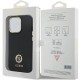 Guess GUHCP13LM4DGPK case for iPhone 13 Pro / 13 - black Silicone Logo Strass 4G Guess GUHCP13LM4DGPK case for iPhone 13 Pro / 13 - black Silicone Logo Strass 4G