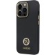 Guess GUHCP13LM4DGPK case for iPhone 13 Pro / 13 - black Silicone Logo Strass 4G Guess GUHCP13LM4DGPK case for iPhone 13 Pro / 13 - black Silicone Logo Strass 4G