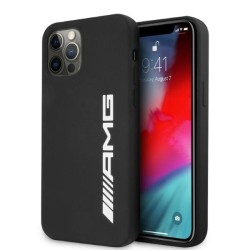AMG Silicone Big Logo case for iPhone 12 Pro Max - black AMG Silicone Big Logo case for iPhone 12 Pro Max - black