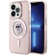 Karl Lagerfeld IML Choupette MagSafe case for iPhone 15 Pro - pink Karl Lagerfeld IML Choupette MagSafe case for iPhone 15 Pro - pink