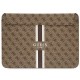 Guess 4G Printed Stripes cover for a 16" laptop - brown