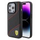 Ferrari Perforated Waves Metal Logo case for iPhone 15 Pro - black Ferrari Perforated Waves Metal Logo case for iPhone 15 Pro - black
