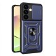 Hybrid Armor Camshield armored case for Samsung Galaxy A15 with camera cover - blue Hybrid Armor Camshield armored case for Samsung Galaxy A15 with camera cover - blue