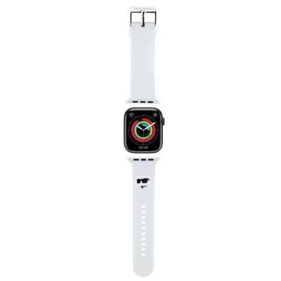 Karl Lagerfeld 3D Rubber Choupette Heads Strap for Apple Watch 38/40/41mm - White Karl Lagerfeld 3D Rubber Choupette Heads Strap for Apple Watch 38/40/41mm - White
