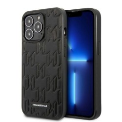 Karl Lagerfeld Monogram Plaque Case for iPhone 13 Pro Max - Black Karl Lagerfeld Monogram Plaque Case for iPhone 13 Pro Max - Black