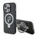 Karl Lagerfeld Ring Stand Karl&amp;Choupette MagSafe case for iPhone 13 Pro Max - black