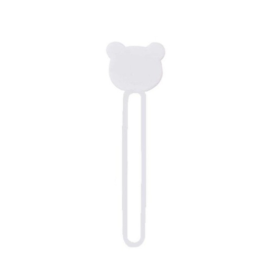 Silicone cable reel - white Silicone cable reel - white