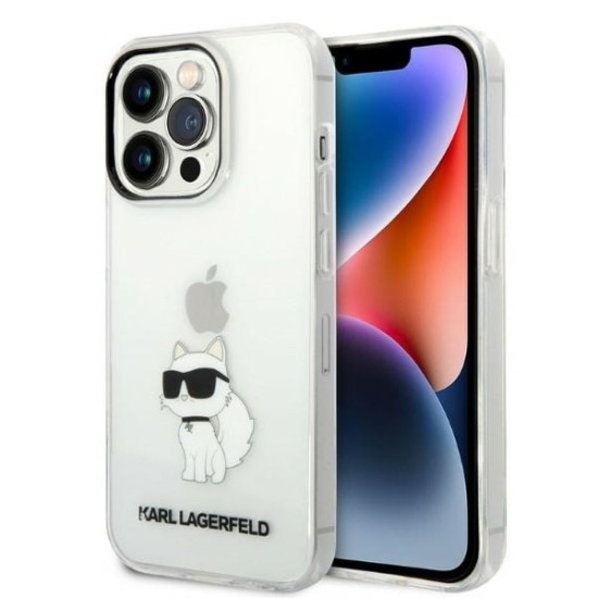 Karl Lagerfeld KLHCP14XHNCHTCT iPhone 14 Pro Max 6.7" transparent hardcase Ikonik Choupette Karl Lagerfeld KLHCP14XHNCHTCT iPhone 14 Pro Max 6.7" transparent hardcase Ikonik Choupette