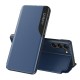 Eco Leather View Case for Samsung A05s with flap - blue Eco Leather View Case for Samsung A05s with flap - blue