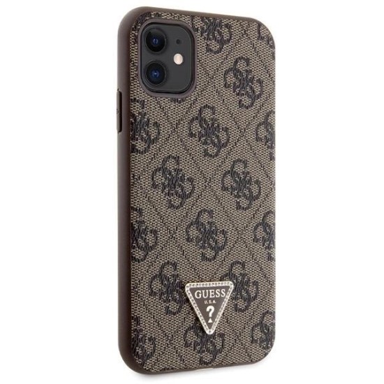 Guess GUHCN61P4TDSCPW Case for iPhone 11 / Xr - Brown Crossbody 4G Metal Logo Guess GUHCN61P4TDSCPW Case for iPhone 11 / Xr - Brown Crossbody 4G Metal Logo