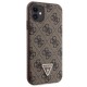 Guess GUHCN61P4TDSCPW Case for iPhone 11 / Xr - Brown Crossbody 4G Metal Logo Guess GUHCN61P4TDSCPW Case for iPhone 11 / Xr - Brown Crossbody 4G Metal Logo