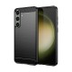 Case for Carbon Case Samsung Galaxy S24+ flexible silicone carbon cover - black Case for Carbon Case Samsung Galaxy S24+ flexible silicone carbon cover - black